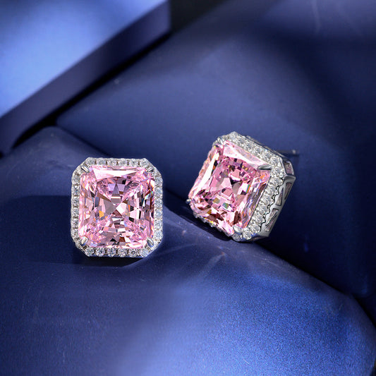 925 Sterling Silver Earrings 5-Carat Luxury Stud Earrings - Premium Sterling Silver Jewelry