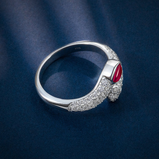 New 1.5Ct Teardrop Paraiba 7x11mm Ice-Cut Ring with Full Pavé Diamond Setting