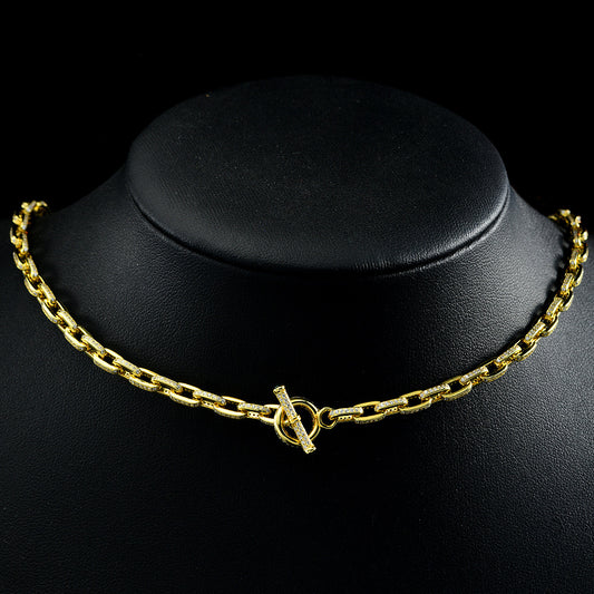 2025 New 8Ct Cushion 8x12mm Cuban Chain 925 Silver Necklace, 37-50cm