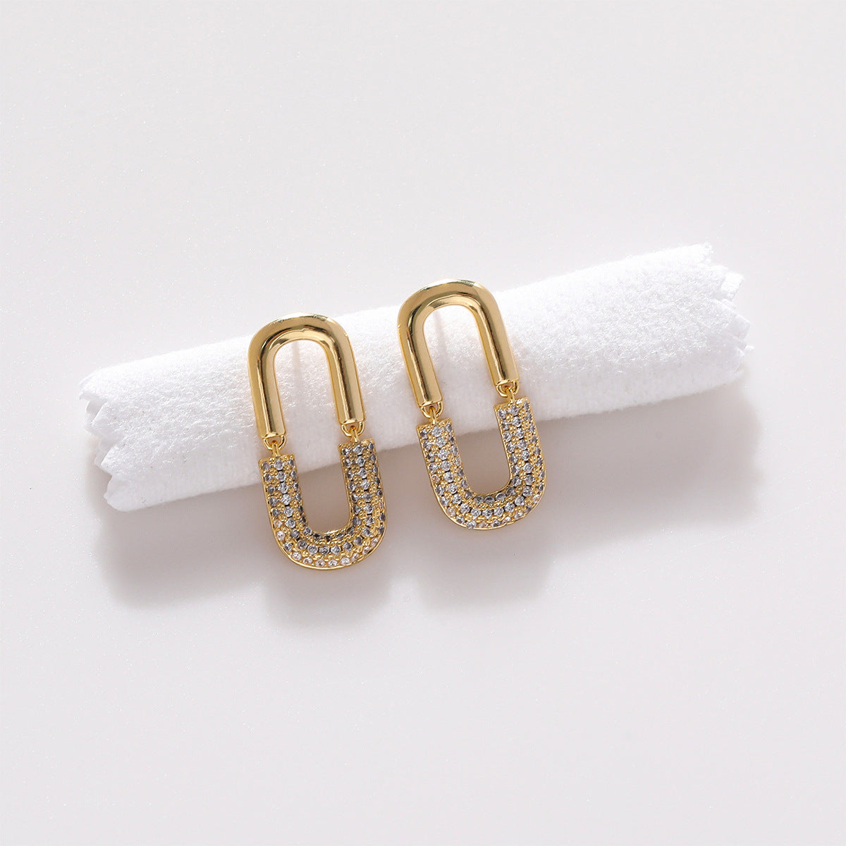 Sterling Silver Earrings 18K Gold Plated Earrings Stud Earrings