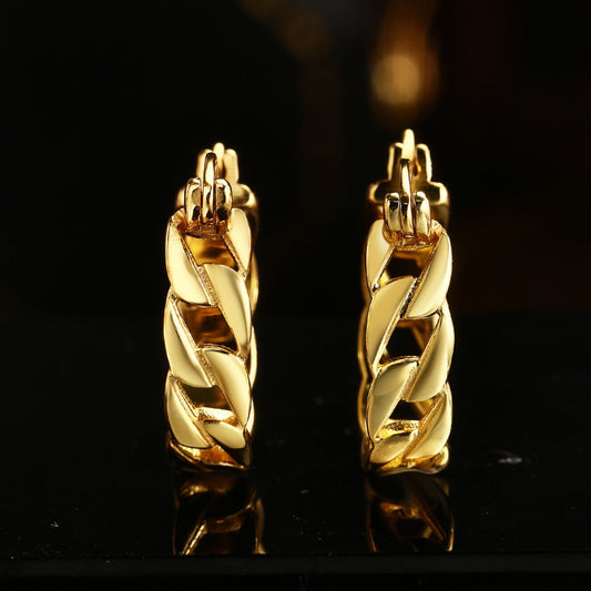 Sterling Silver Earrings 18K Gold Plated Earrings Huggie Earrings Hoop Earrings