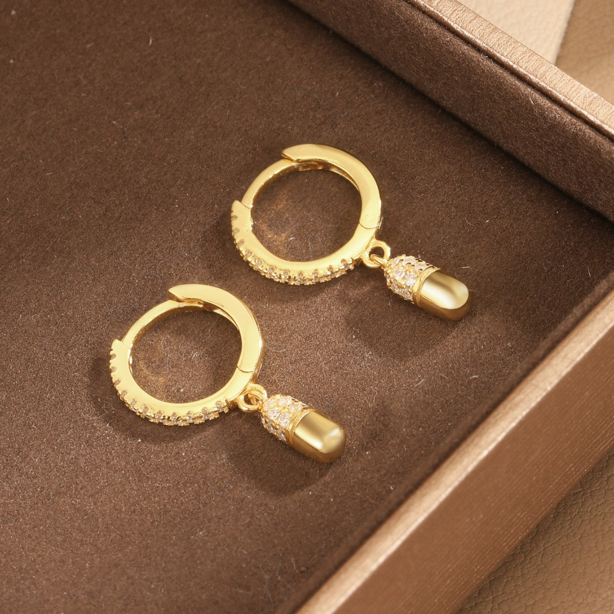 Sterling Silver Earrings 18K Gold Plated Earrings Drop Earrings Hoop Earrings