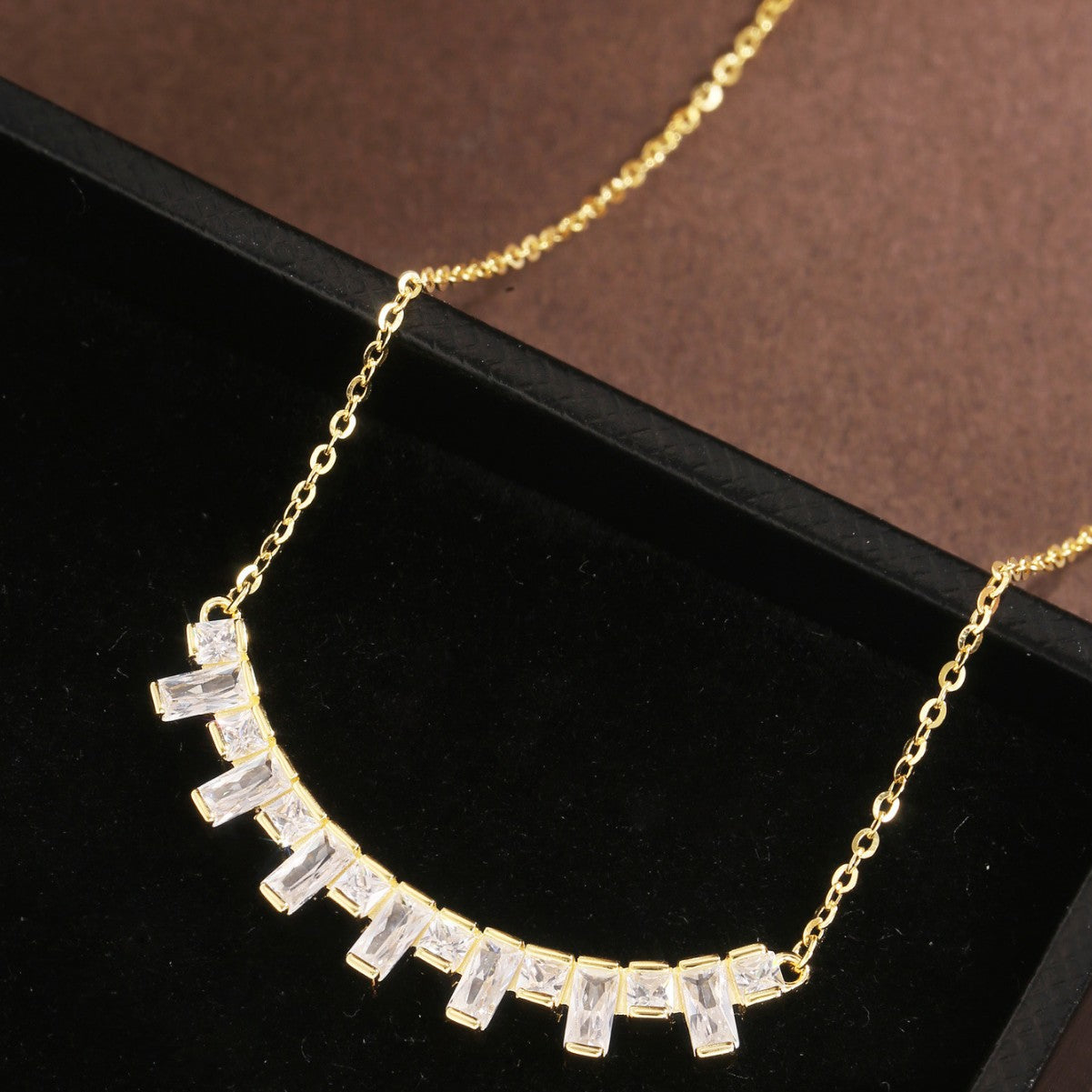 Piano Necklace Sterling Silver Necklace 18K Gold Plated Necklace