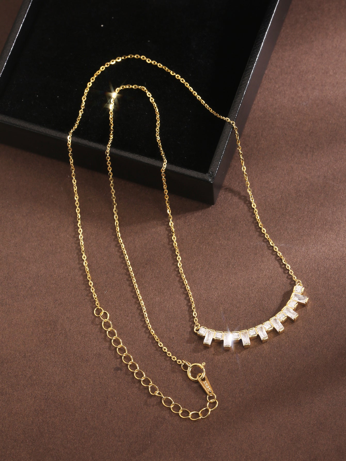 Piano Necklace Sterling Silver Necklace 18K Gold Plated Necklace