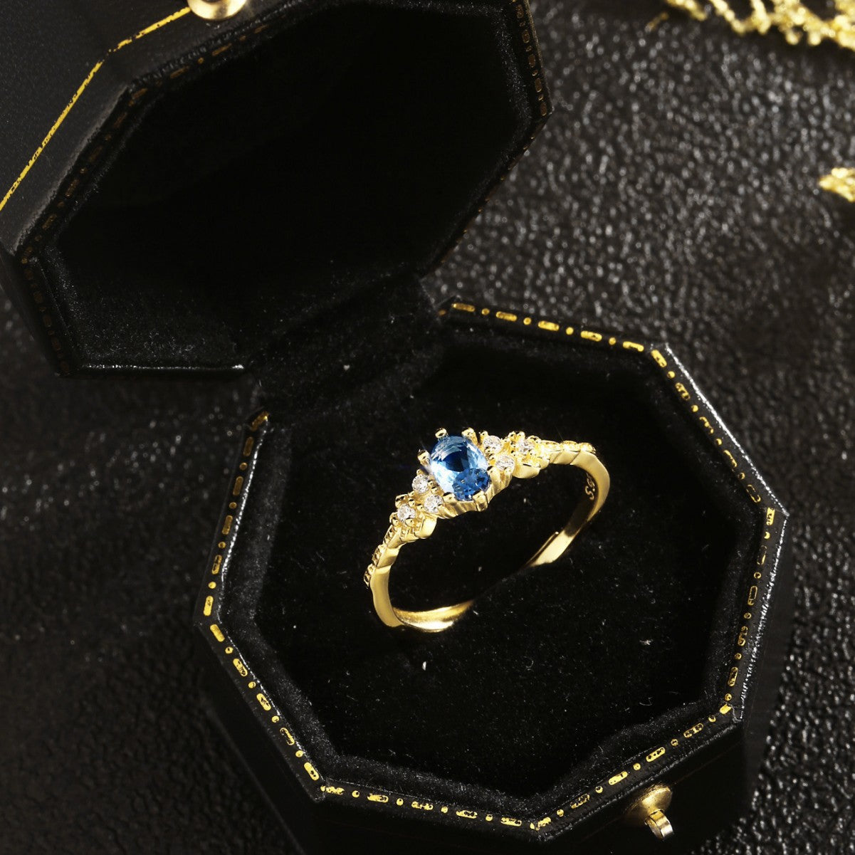 Sterling Silver Ring 18K Gold Plated Ring