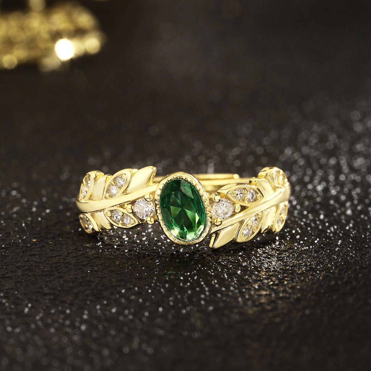 Sterling Silver Ring 18K Gold Plated Ring