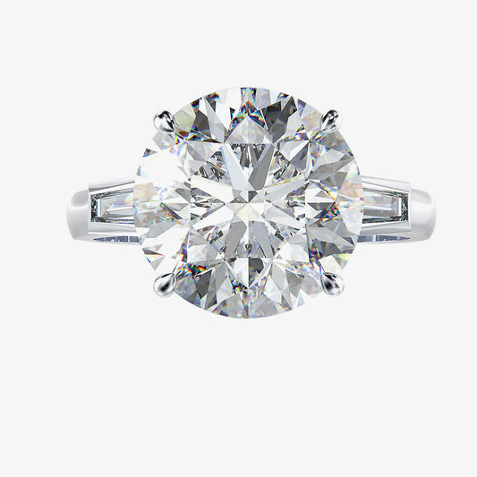 Diamond ring with 'SHIPEI JEWELRY' branding on a white background