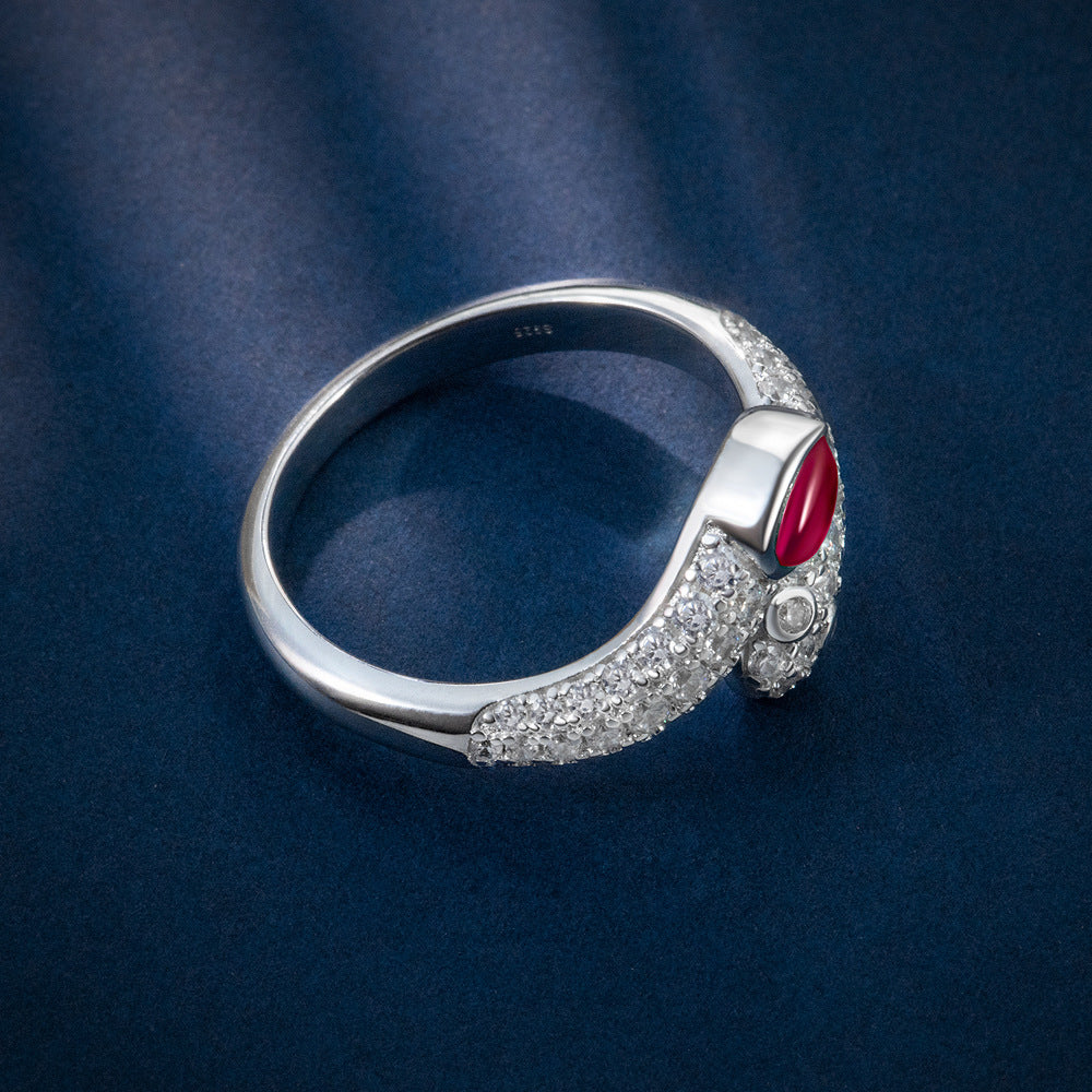 New 1.5Ct Teardrop Paraiba 7x11mm Ice-Cut Ring with Full Pavé Diamond Setting