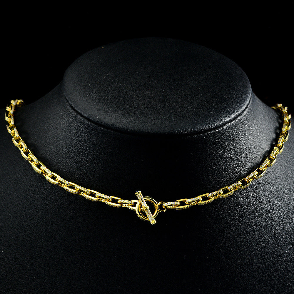 2025 New 8Ct Cushion 8x12mm Cuban Chain 925 Silver Necklace, 37-50cm