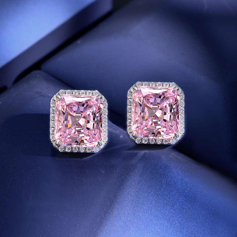 925 Sterling Silver Earrings 5-Carat Luxury Stud Earrings - Premium Sterling Silver Jewelry