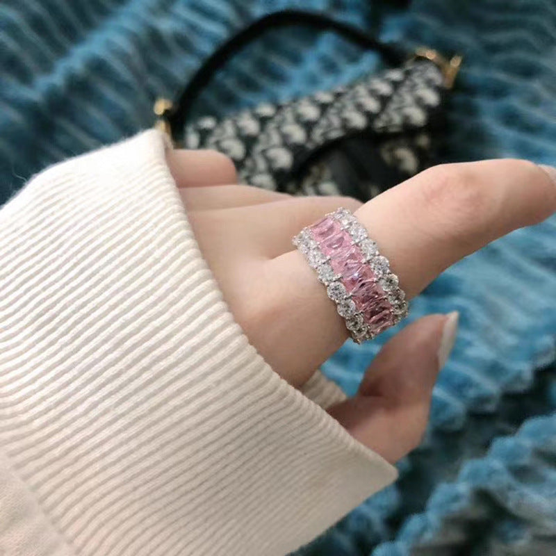 0.25 Carat Emerald Cut High Carbon Diamond Band – Sterling Silver 3×5mm 2025 Minimalist Luxury Women’s Ring