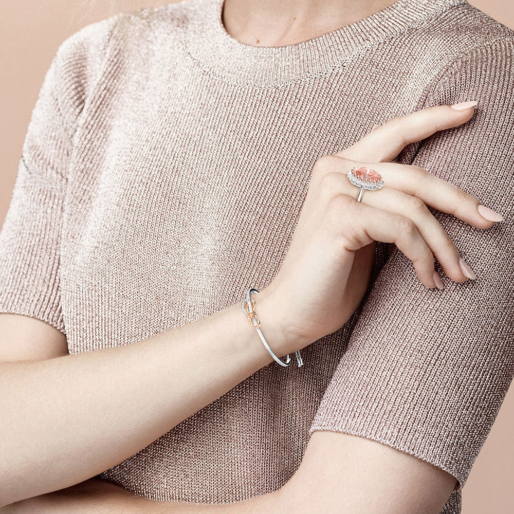 Hot Sale 8Ct Oval 10x14mm Luxury S925 Silver Ring for Women