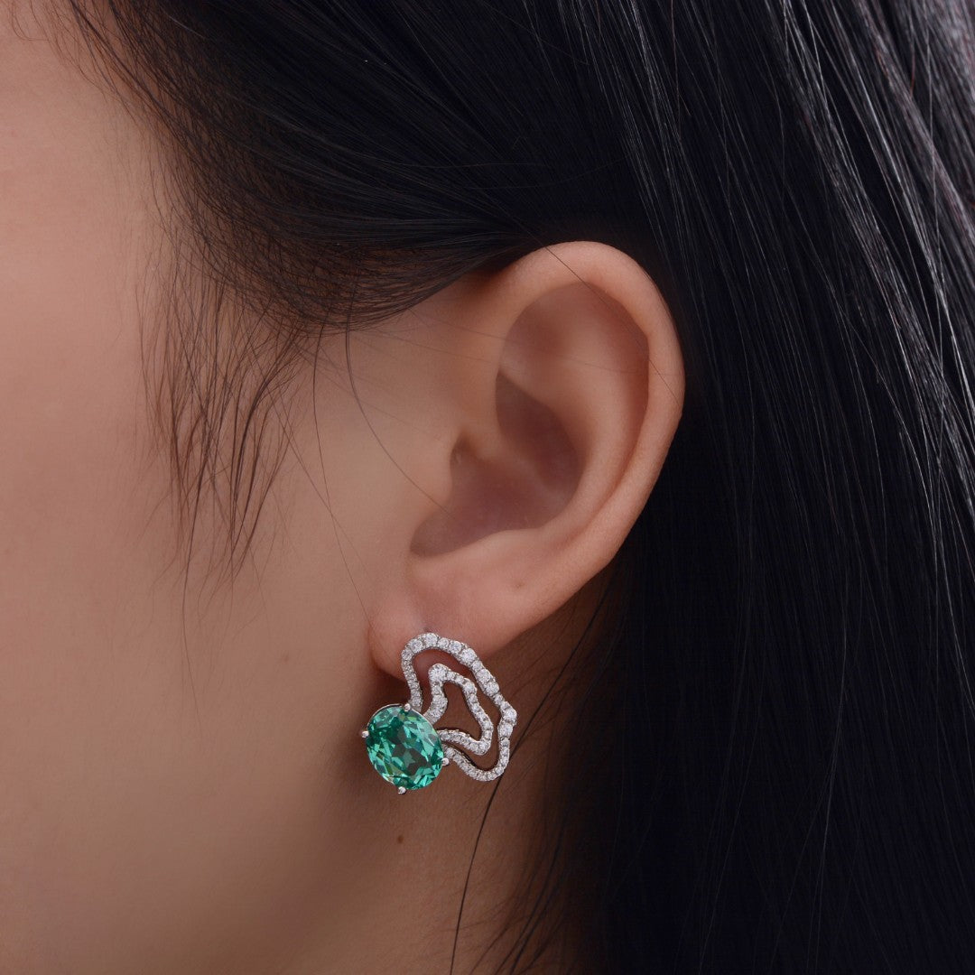 2025 New S925 Sterling Silver Stud artistic