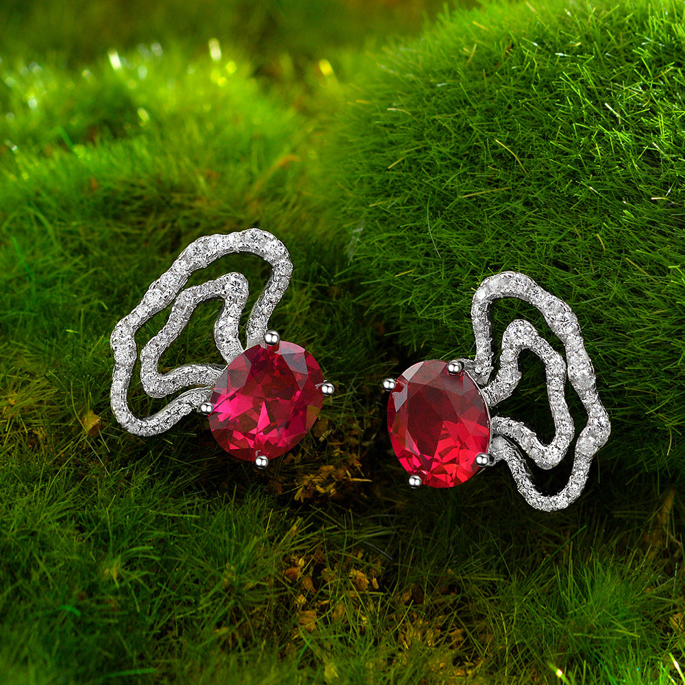 2025 New S925 Sterling Silver Stud artistic