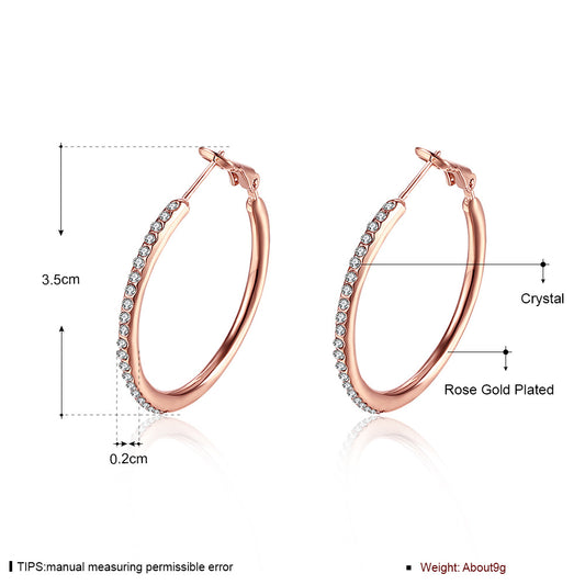 18k-gold-plated-earrings-novel-style-hoop-style-rose-gold-Cubic-zirconia