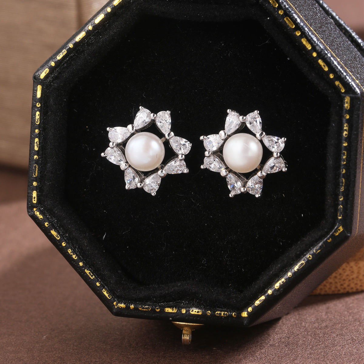 Freshwater Pearl Earrings Sterling Silver Earrings