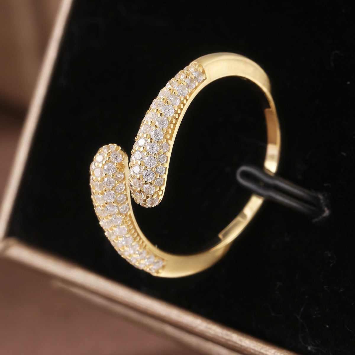 Ring Sterling Silver Ring 18K Gold Plated Ring