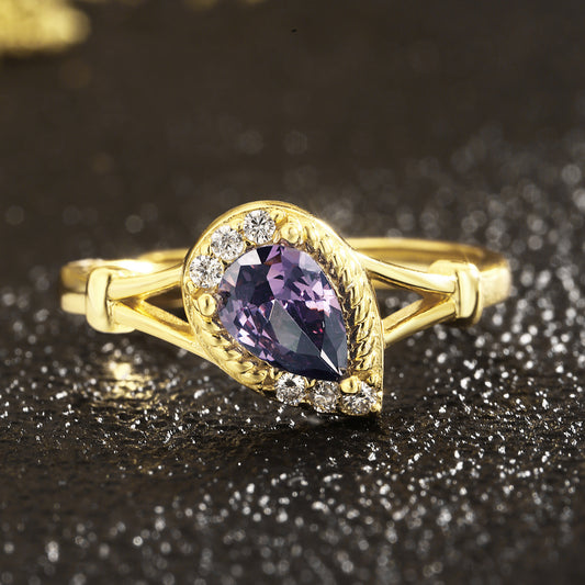 Sterling Silver Ring 18K Gold Plated Ring