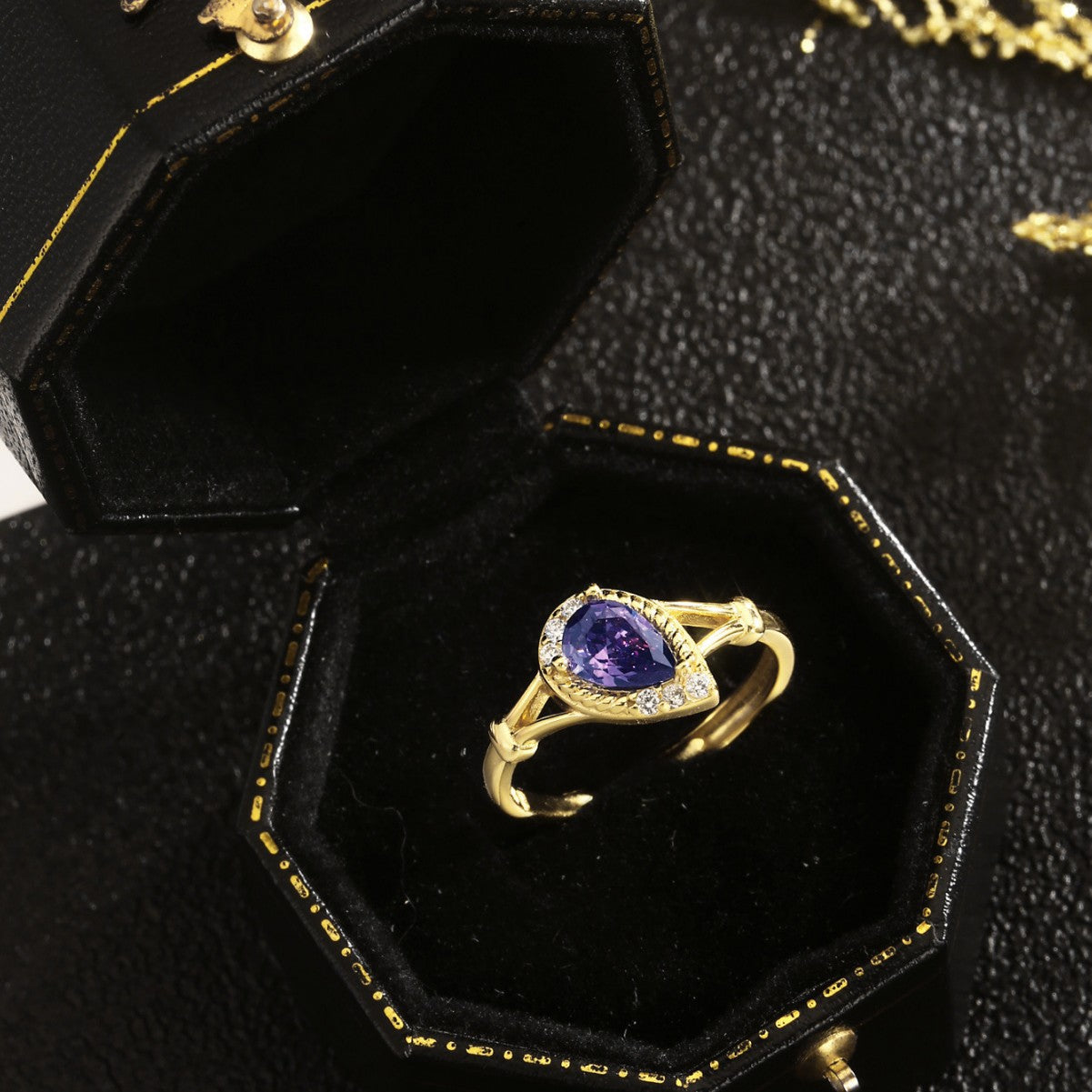Sterling Silver Ring 18K Gold Plated Ring