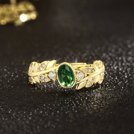 Sterling Silver Ring 18K Gold Plated Ring