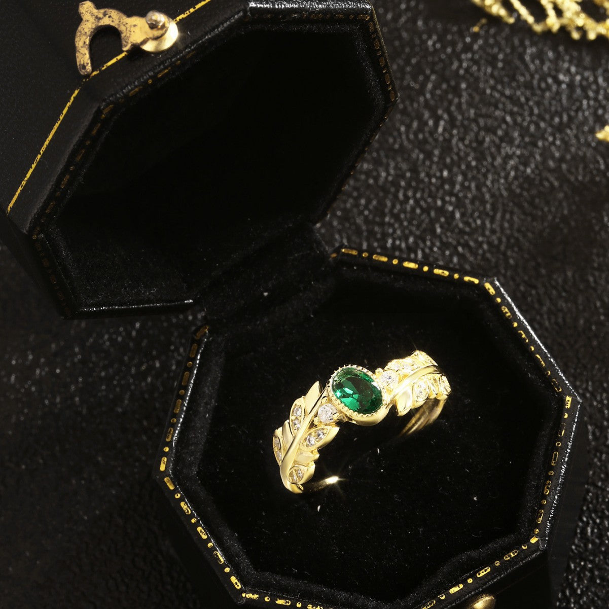 Sterling Silver Ring 18K Gold Plated Ring