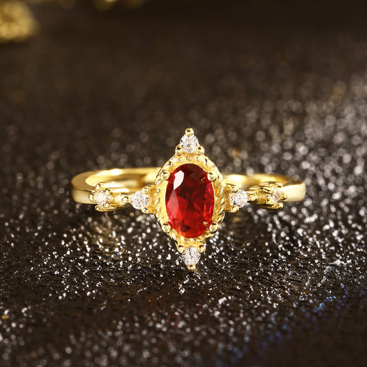Sterling Silver Ring 18K Gold Plated Ring