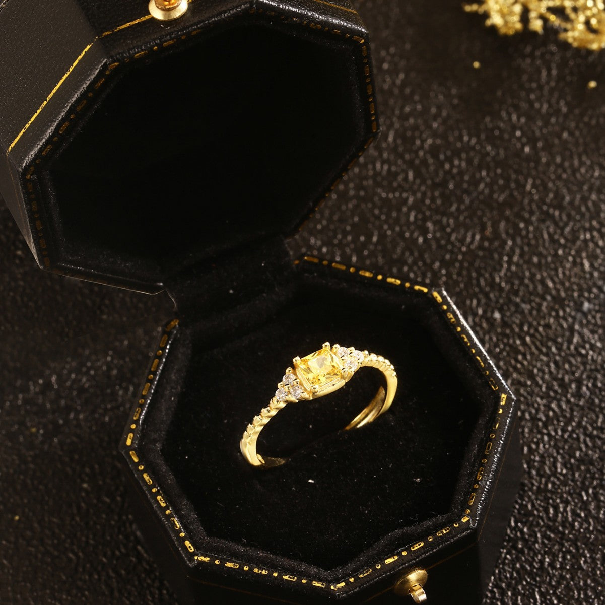 Sterling Silver Ring 18K Gold Plated Ring