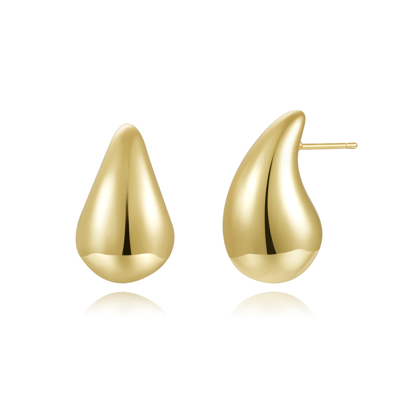 18k Gold plated earrings waterdrop