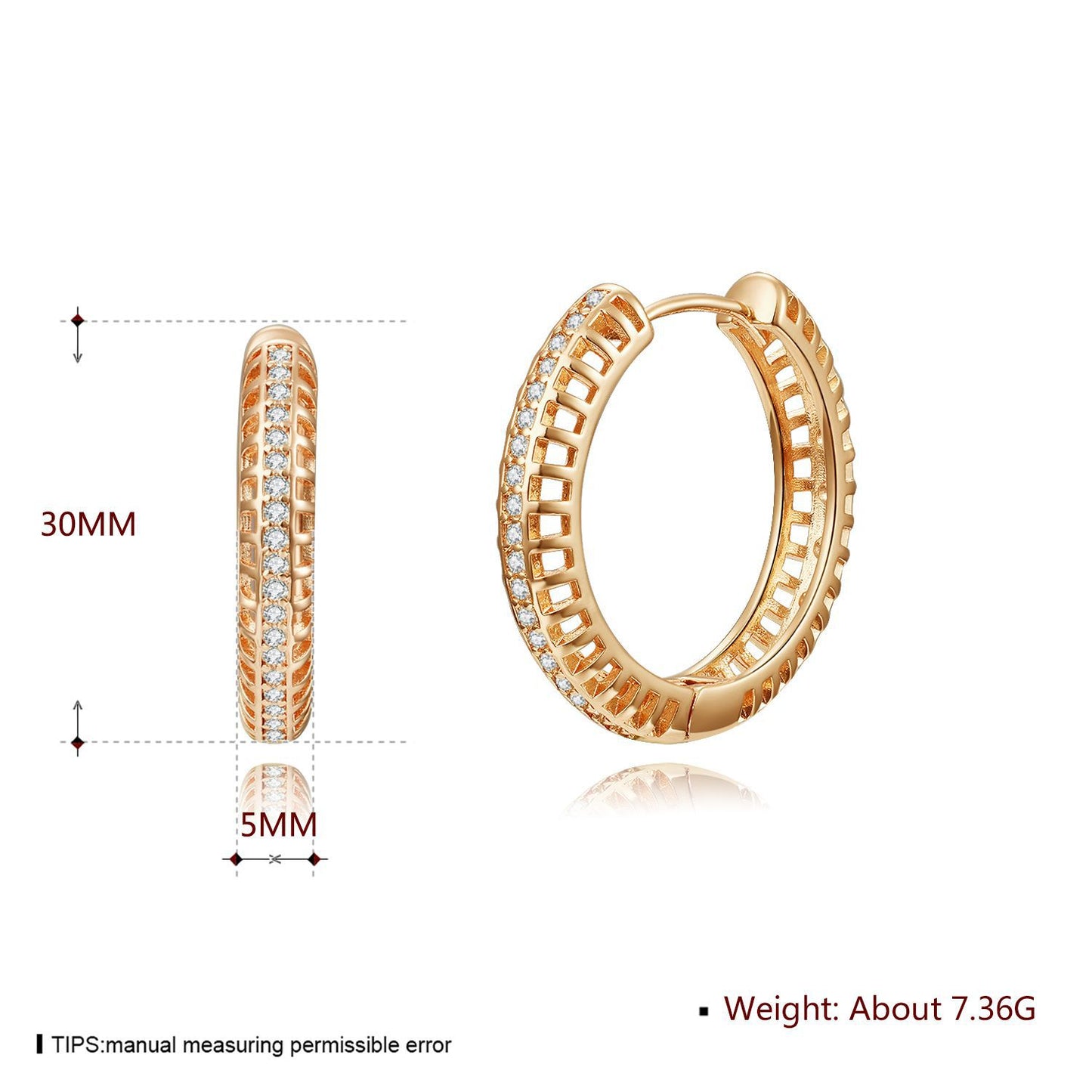 18k Gold plated earrings