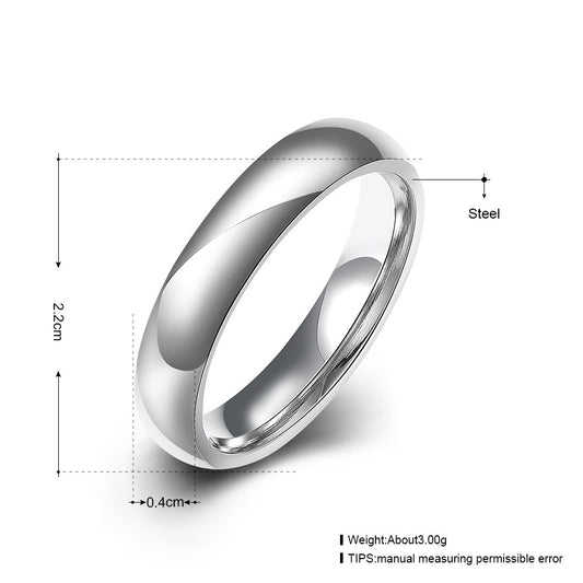 Stainless Steel Ring Unisex male and female