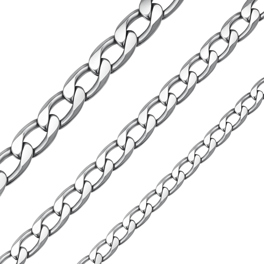 Stainless steel 316L chain necklace unisex Cuban Style hip pop